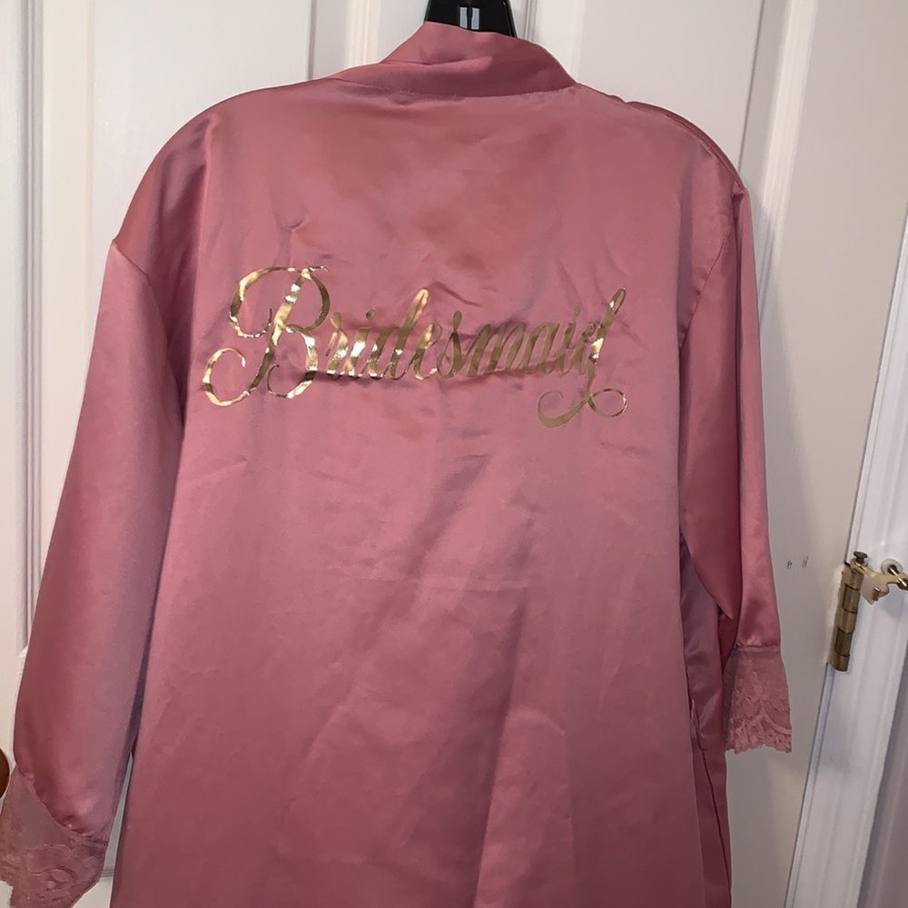 Pink Bridesmaid Robe